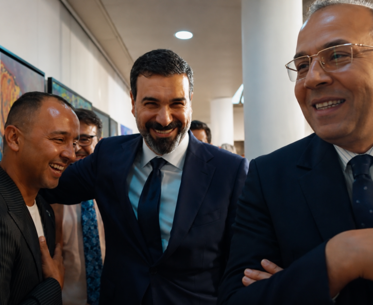 الأستاذ علي العكيلي يكتب فصلاً جديداً في دعم الثقافة العراقية باقتناء كامل أعمال المعرض السنوي للفنانين التشكيليين